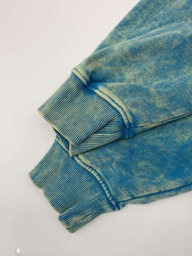 商品画像：ガーメントダイ/アシッドトリートメントパーカー/M/コットン/BLU 6