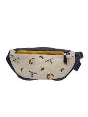 スヌーピー/ウエストバッグ/レザー/BLK/C4465