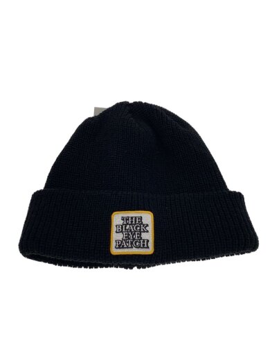 商品画像：ロゴ/ニットキャップ/FREE/BLK/無地/メンズ 1