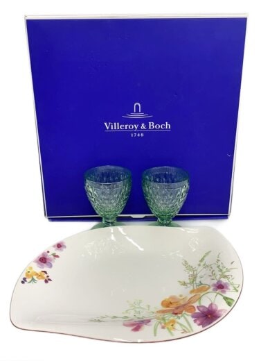 商品画像：グラスx2プレートx1/3点セット/GRN 1