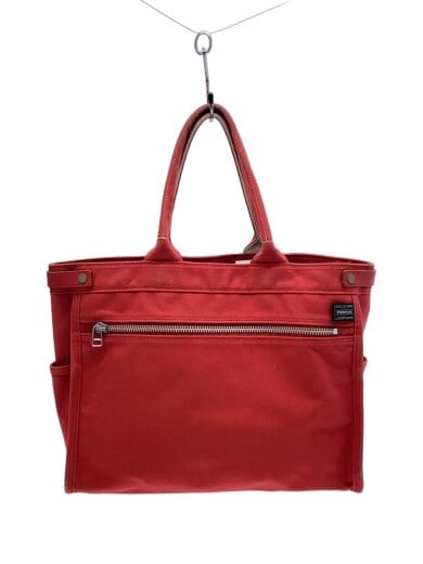 画像：PORTER GIRLNAKED/トートバッグ/キャンバス/RED1