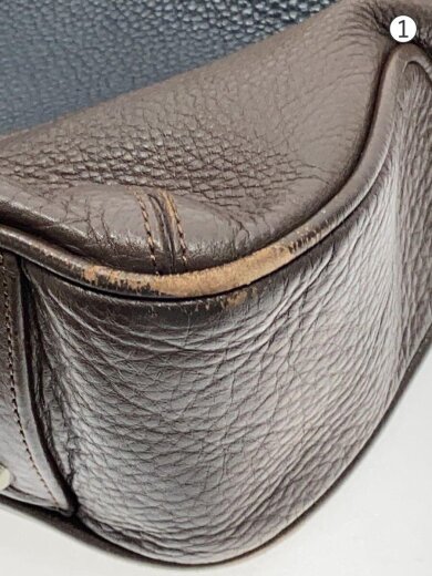 商品画像：2WAY/ビジネスバッグ/ショルダーバッグ/ブリーフケース/レザー/NVY/無地 7