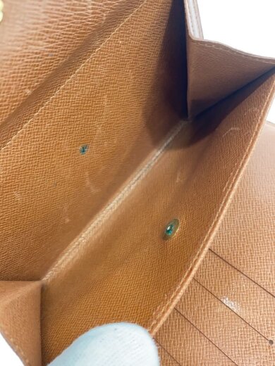 商品画像：ポルト・トレゾール・エテュイ・パピエ_モノグラム・キャンバス/PVC/BRW/レディース 5