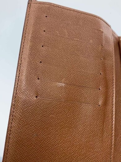 商品画像：ポルト・トレゾール・エテュイ・パピエ_モノグラム・キャンバス/PVC/BRW/レディース 8