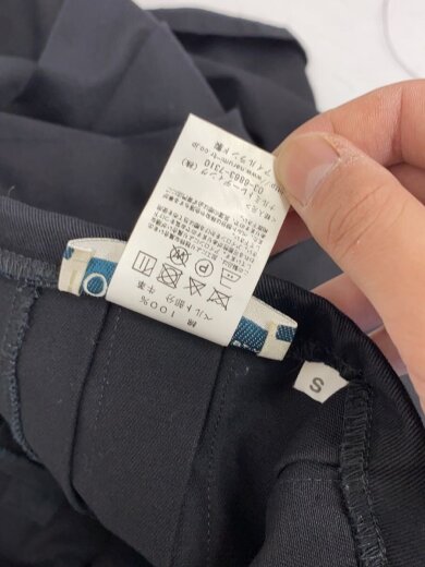 商品画像：ラップスカート/ロングスカート/S/コットン/BLK 5