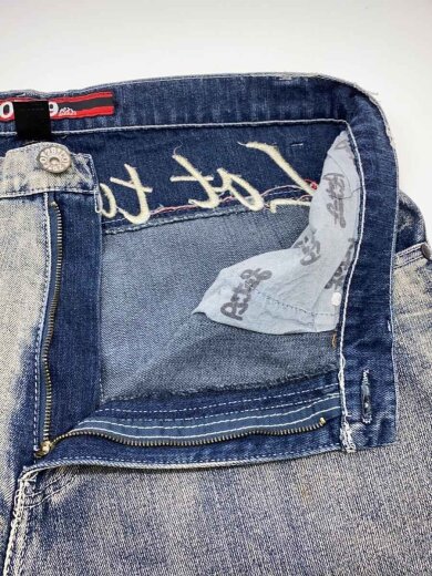 商品画像：LOT29/キャラクタープリント刺繍ワイドストレートパンツ/シルベスター/38/コットン 3