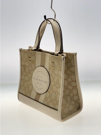 商品画像：デンプシー/シグネチャー/2WAY/ショルダーバッグ/キャンバス/BEG/総柄/C8417 2