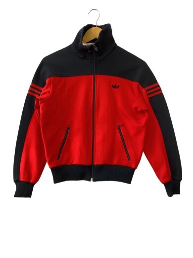 商品画像：70s/西ドイツ製/トラックジャケット/ジャージ/1/ポリエステル/RED 1
