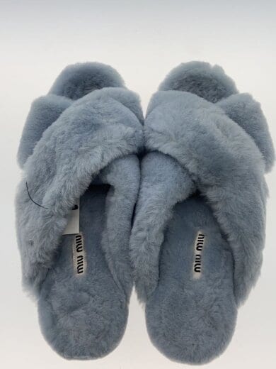 商品画像：ファーサンダル/サンダル/36/BLU 3