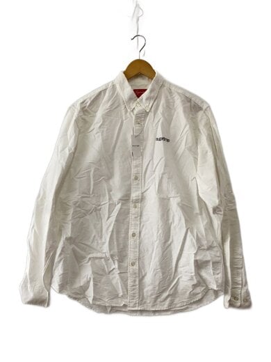 商品画像：19SS/TWILL SHIRT WHITE/長袖シャツ/L/コットン/WHT/汚れ有 1