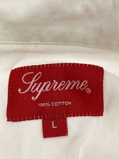 商品画像：19SS/TWILL SHIRT WHITE/長袖シャツ/L/コットン/WHT/汚れ有 3