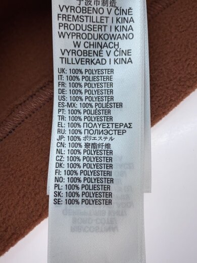 商品画像：タグ付き/A-TEDER/フリースジャケット/S/ポリエステル/BRW/A03046 5