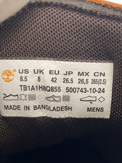 商品画像：アルバーン/レースアップブーツ/26.5cm/BRW/リネン/500743-10-24 5