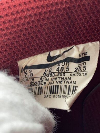 商品画像：AIR FORCE 1 07 LTHR/エアフォースレザー/レッド/AJ7280-600/US7.5/RED 5