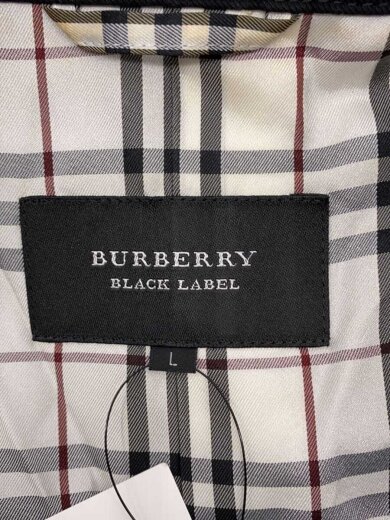 商品画像：ショートトレンチコート/L/コットン/BLK/無地/BMP14-202-09 3