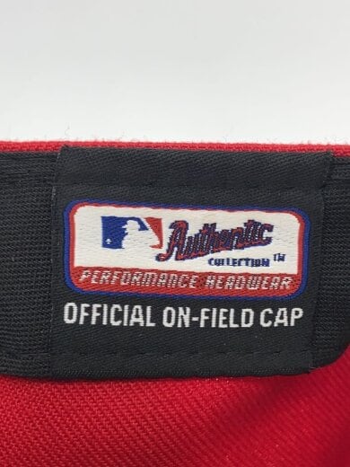 商品画像：キャップ/7 3/8/コットン/RED/メンズ 5