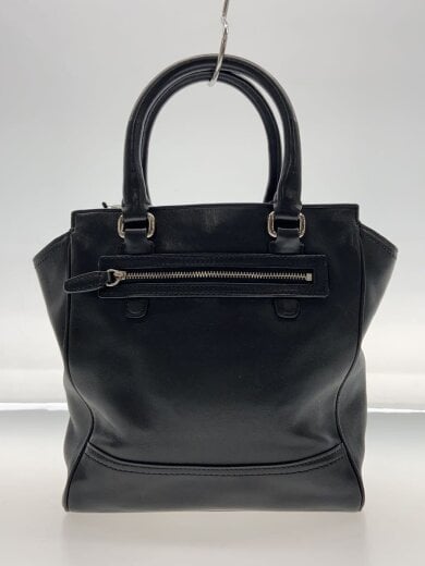 商品画像：ハンドバッグ/レザー/BLK/無地 3