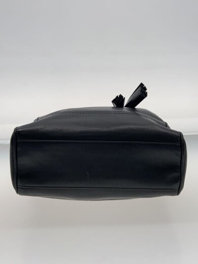 商品画像：ハンドバッグ/レザー/BLK/無地 4