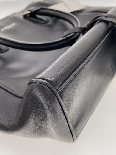 商品画像：ハンドバッグ/レザー/BLK/無地 7