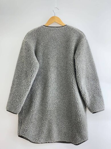 商品画像：フリースコート/2/ポリエステル/GRY/無地/20A-MR-001 2