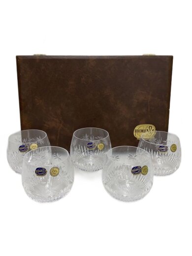 商品画像：グラス/酸化鉛24％ LASKA/切子/5点セット/CLR 1