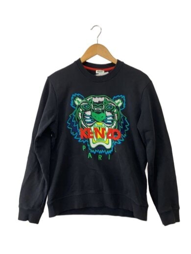 商品画像：タイガー刺繍スウェット/S/コットン/BLK/f955sw0014xa 1