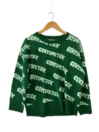 商品画像：ニット・セーター(厚手)/M/アクリル/GRN/CM1083 1