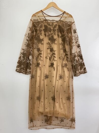 商品画像：長袖ワンピース/S/ナイロン/BRW/02110551100 2