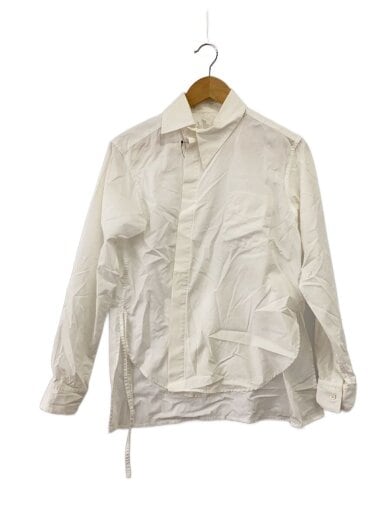商品画像：長袖シャツ/44/コットン/WHT/無地/S19AWSH01C/袖にシミ// 1