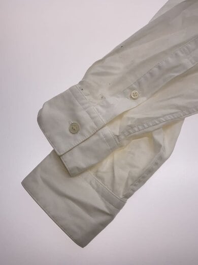 商品画像：長袖シャツ/44/コットン/WHT/無地/S19AWSH01C/袖にシミ// 5