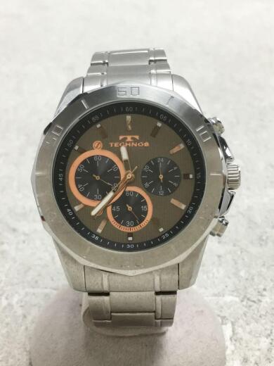 画像：TECHNOSワールドワイド/クロノグラフ/クォーツ腕時計/アナログ/ステンレス/GLD/SLV1