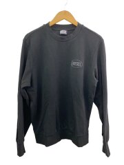 S-PEWTER-NEW/スウェット/L/コットン/BLK/無地/A17655