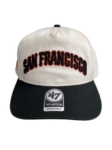 商品画像：ベースボールキャップ/SAN FRANCISCO/サンフランシスコ/コットン/WHT/メンズ 1
