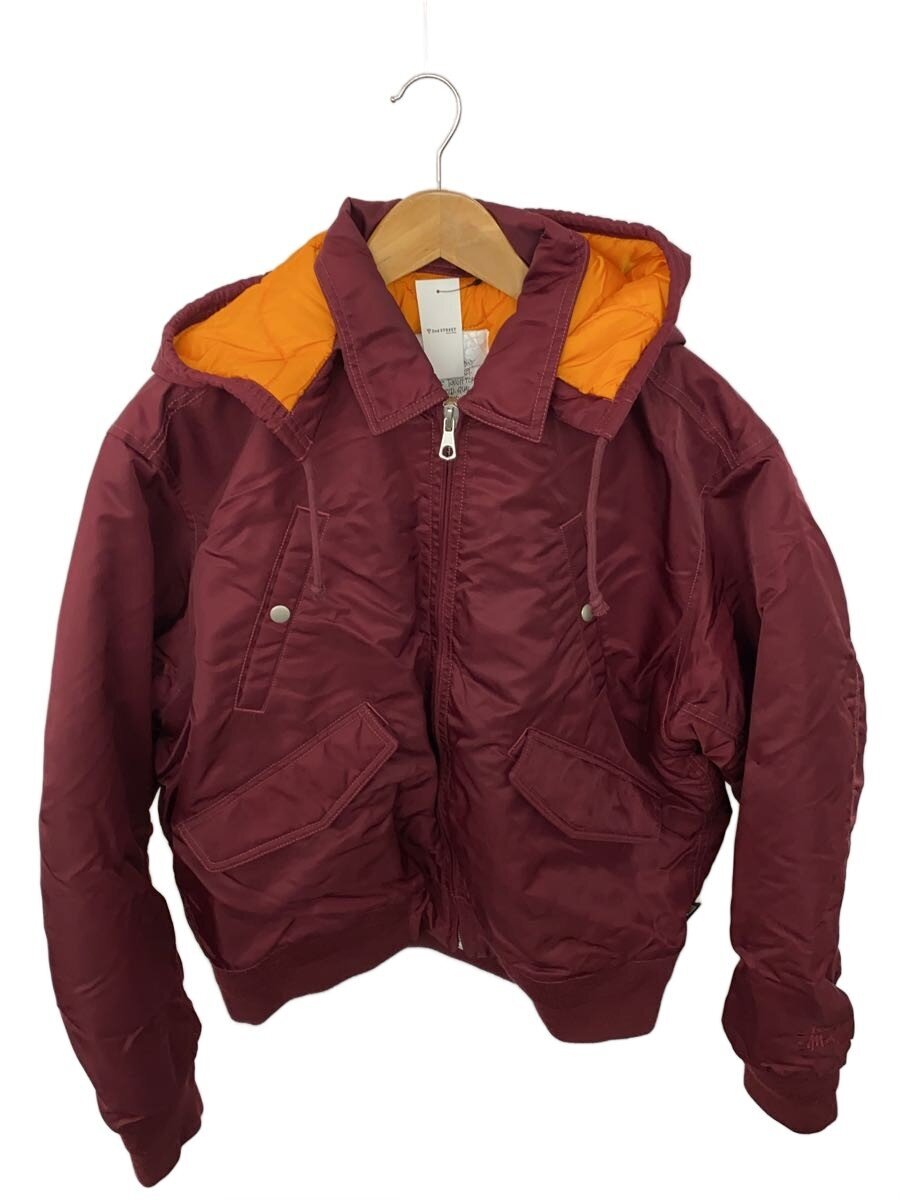 STUSSY / 25AW/FLIGHT BOMBER/フライトジャケット/M/ポリエステル/BRD/115865