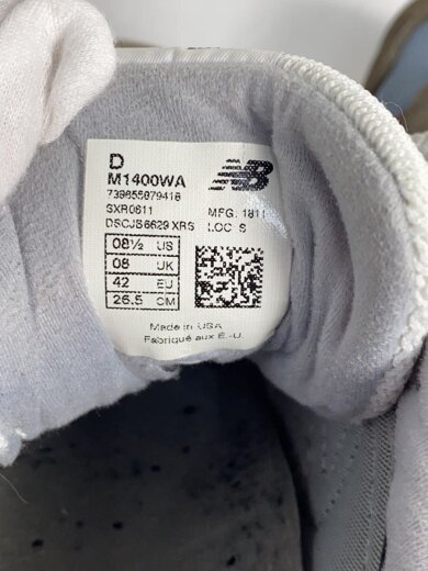 画像：NEW BALANCEニューバランス/M1400/26.5cm/GRY5