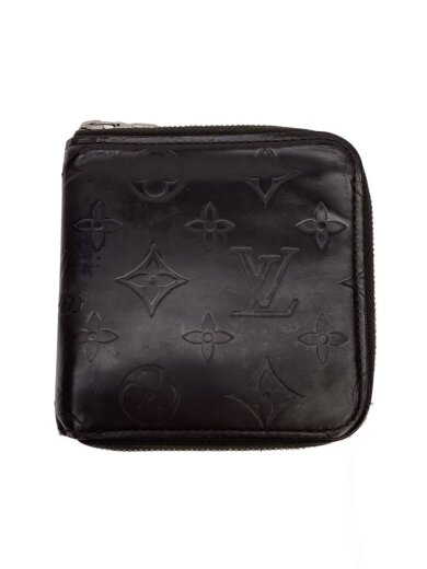 商品画像：ポルト・ビエ・モネ・ジップ_モノグラム・グラセ/レザー/BLK/メンズ 1