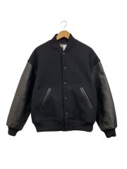 Wool Melton Error Fit Stadium Jacket/スタジャン/M/ウール/BLK