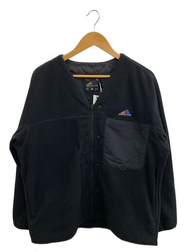 商品画像：フリースジャケット/2way/M/ポリエステル/BLK/無地/AMJ35106 1