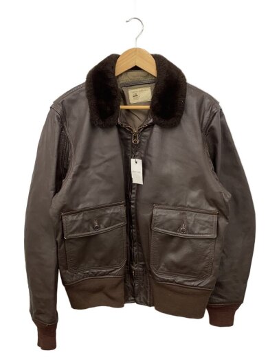 商品画像：80s/86年製/G-1/フライトジャケット/44/レザー/BRW/8415-00-268-7801 1