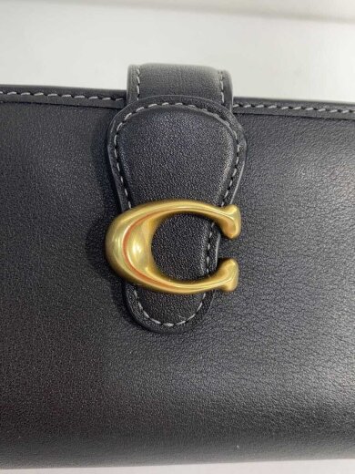 商品画像：タビーミディアムウォレット/2つ折り財布/レザー/BLK/レディース 3