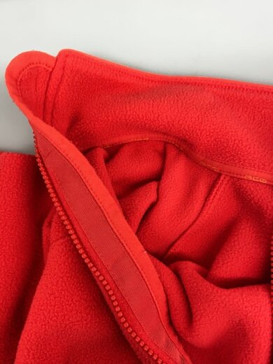 商品画像：フリースジャケット/S/ポリエステル/RED/無地/216835-643/裾ノビ有 7