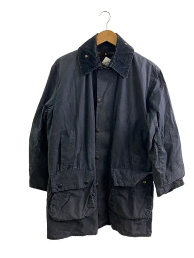 画像：BarbourBORDER/オイルドコート/38/6オンスワックスコットン/GRY1