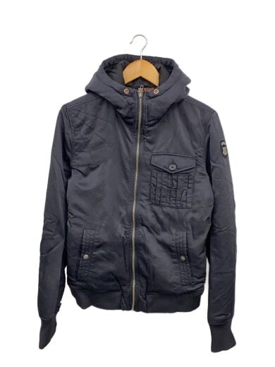 商品画像：ジャケット/S/ナイロン/BLK/無地/A62226170 1