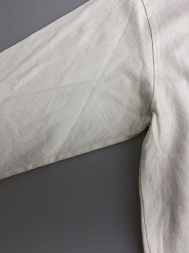 商品画像：ハートロゴ/長袖Tシャツ/L/コットン/WHT/プリント/使用感・汚れあり 8