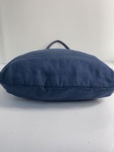 商品画像：トートバッグ/リネン/NVY/無地 4
