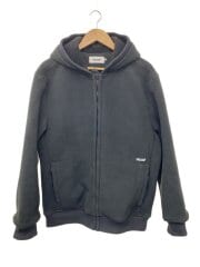 22FW/THERMA ZIP HOOD/ジップパーカー/L/ポリエステル/BLK
