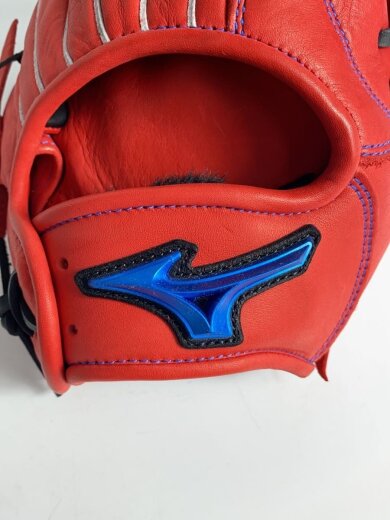 商品画像：1AJGR33703 軟式用/内野手向け/WILL DRIVE BLUE野球用品/右利き用/RED/1AJGR 7