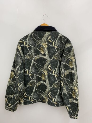 商品画像：ドローコードビンテージライクショートダックジャケット/L/ポリエステル/リアルツリー/WF013016BW 2