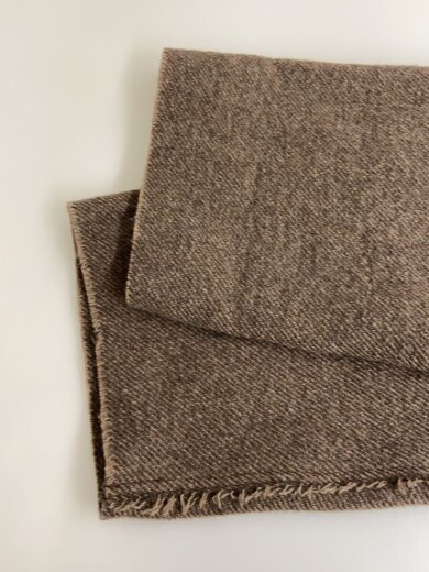 商品画像：24AW/シルエットブラウス/長袖ブラウス/38/ウール/BRW/24-051-922-6050-4-0 5