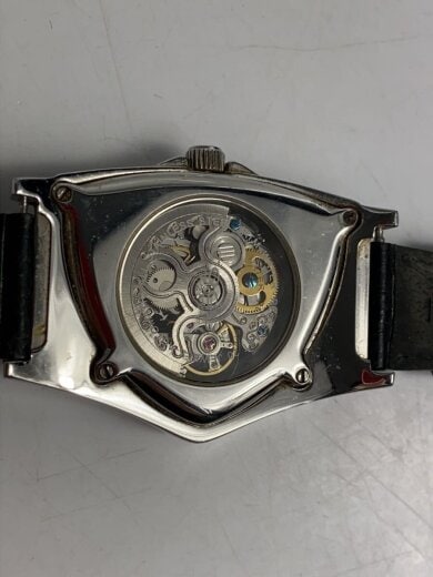 商品画像：Automatic/トライアングル型/自動巻腕時計/アナログ/レザー/BLK/BLK 3